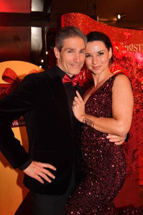 Christian Polanc und Laura Brand beim Cathy s Charity Christmas Event im Living Hotel Das Viktualienmarkt am 11.12.2025 in Muenchen Cathy Hummels Charity Christmas Event in Muenchen