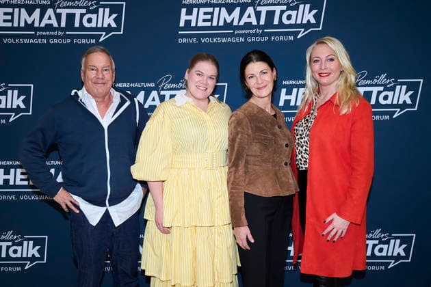 4. Peemöllers Heimat-Talk Gisa Flake Nico Hofmann Liane Scheinert Ilka Peemöller 4. Peemöllers Heimat-Talk im DRIVE. Volkswagen Group Forum in Berlin am 11.12.2025 Copyright: xEventpressxRadkex