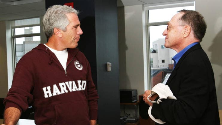 DATE and LOCATION UNIDENTIFIED. One of 80 images released December 12, 2025 of the 95,000 photos subpoenaed by United States House Committee on Oversight and Reform after President Trump signed on November 19, 2025 the EPSTEIN FILES TRANSPARENCY ACT , making for all documents in evidence to be made public by December 19, 2025. This picture shows American financier JEFFREY EPSTEIN wearing a sweatshirt with HARVARD talking with American famous Harvard Professor lawyer ALAN DERSHOWITZ, Epstein s former attorney, in this undated photo from an undisclosed location, from the Epstein personal collection. The photos are part of a cache of 95,000 being reviewed by the committee. Unknown Unknown - ZUMA 20251212_new_z03_040 Copyright: xEpsteinxEstate HousexOversightx