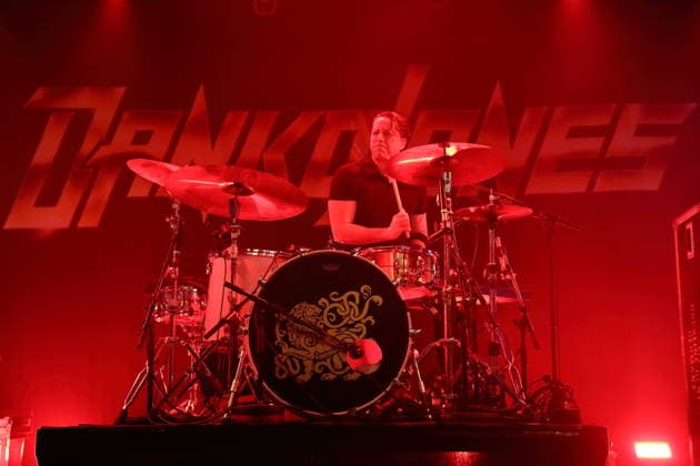 Rich Knox von der Band Danko Jones bei einem Konzert im Astra Kulturhaus in Berlin, 12. Dezember 2025. Danko Jones Konzert Berlin