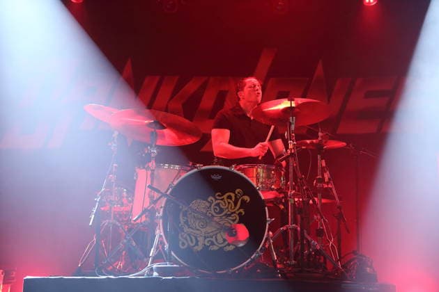 Rich Knox von der Band Danko Jones bei einem Konzert im Astra Kulturhaus in Berlin, 12. Dezember 2025. Danko Jones Konzert Berlin