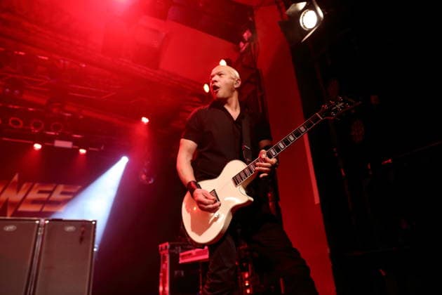 Danko Jones von der Band Danko Jones bei einem Konzert im Astra Kulturhaus in Berlin, 12. Dezember 2025. Danko Jones Konzert Berlin