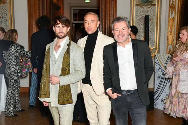 HFC Christmas Party - Paris Maxime Dereymez, Jérome Anthony attend the HFC (Haute Fragrance Company) Christmas Party at the Musée des Arts décoratifs in Paris on December 11, 2025. Photo by Shootpix ABACAPRESS.COM Paris France  Copyright: xShootpix ABACAx