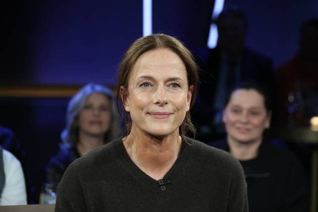 Claudia Michelsen, Schauspielerin, zu Gast in der NDR Talk Show am 12.12.2025, Fototermin vor der Live-Sendung im 3. Programm des NDR Fernsehen im Fernsehstudio Hamburg Lokstedt