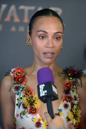 MIAMI, FLORIDA - DECEMBER 12: Zoe Saldana attends the Miami Special Screening of Avatar: Fire and Ash at AMC Sunset Place 24 in Miami, Florida on December 12, 2025. Copyright: xmpi10 MediaPunchx