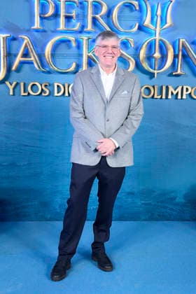 ˜Percy Jackson and the Olympians™ Madrid Premiere Rick Riordan attends ˜Percy Jackson and the Olympians™ Premiere during a Fan Event at Calderon Theatre on December 13, 2025 in Madrid, Spain Madrid Calderon Theatre Madrid Spain  Copyright: x JACKxGx