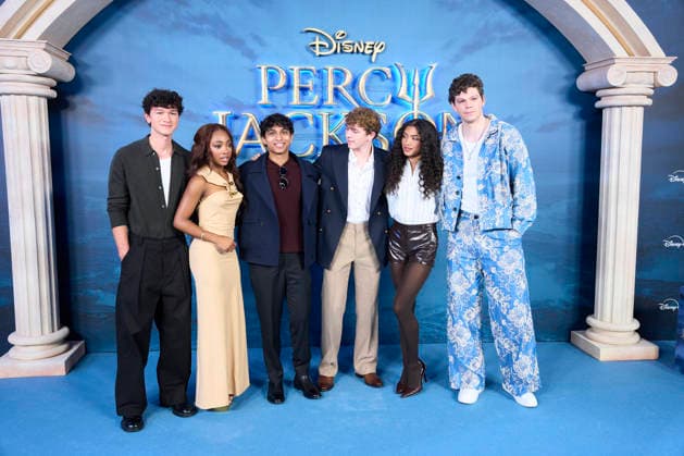 ˜Percy Jackson and the Olympians™ Madrid Premiere Charlie Bushnell, Aryan Simhadri, Leah Sava Jeffries, Walker Scobell, Dior Goodjohn, Daniel Diemer attends ˜Percy Jackson and the Olympians™ Premiere during a Fan Event at Calderon Theatre on December 13, 2025 in Madrid, Spain Madrid Calderon Theatre Madrid Spain  Copyright: x JACKxGx