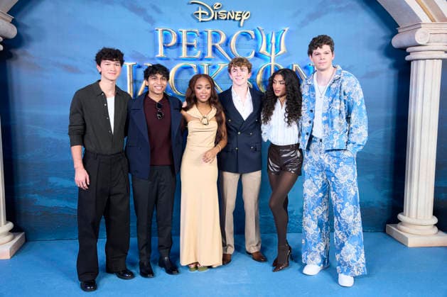 ˜Percy Jackson and the Olympians™ Madrid Premiere Charlie Bushnell, Aryan Simhadri, Leah Sava Jeffries, Walker Scobell, Dior Goodjohn, Daniel Diemer attends ˜Percy Jackson and the Olympians™ Premiere during a Fan Event at Calderon Theatre on December 13, 2025 in Madrid, Spain Madrid Calderon Theatre Madrid Spain  Copyright: x JACKxGx
