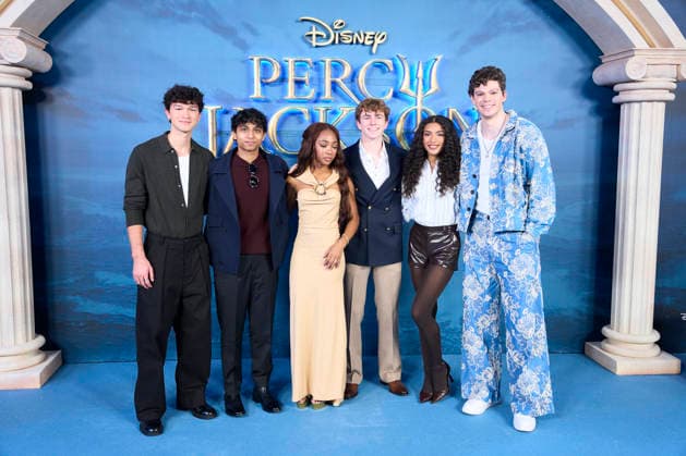˜Percy Jackson and the Olympians™ Madrid Premiere Charlie Bushnell, Aryan Simhadri, Leah Sava Jeffries, Walker Scobell, Dior Goodjohn, Daniel Diemer attends ˜Percy Jackson and the Olympians™ Premiere during a Fan Event at Calderon Theatre on December 13, 2025 in Madrid, Spain Madrid Calderon Theatre Madrid Spain  Copyright: x JACKxGx