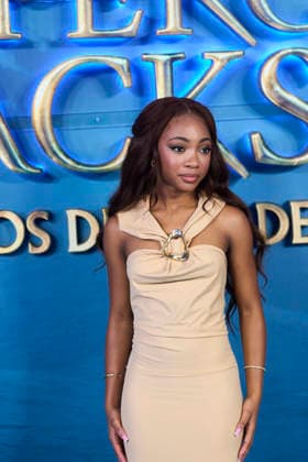 ˜Percy Jackson and the Olympians™ Madrid Premiere Leah Sava Jeffries attends ˜Percy Jackson and the Olympians™ Premiere during a Fan Event at Calderon Theatre on December 13, 2025 in Madrid, Spain Madrid Calderon Theatre Madrid Spain  Copyright: x JACKxGx