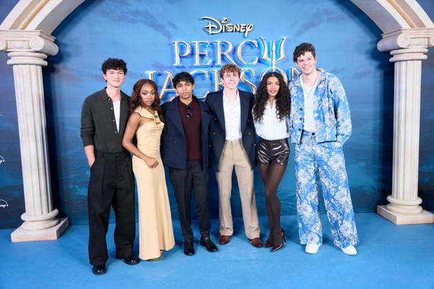 Percy Jackson and the Olympians’ Madrid Premiere - Spain Charlie Bushnell, Aryan Simhadri, Leah Sava Jeffries, Walker Scobell, Dior Goodjohn, Daniel Diemer attends ‘Percy Jackson and the Olympians’ Premiere during a Fan Event at Calderon Theatre on December 13, 2025 in Madrid, Spain. Photo by ABACAPRESS.COM Madrid Madrid Spain  Copyright: xABACAx