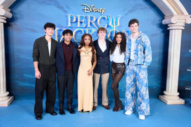 Percy Jackson and the Olympians’ Madrid Premiere - Spain Charlie Bushnell, Aryan Simhadri, Leah Sava Jeffries, Walker Scobell, Dior Goodjohn, Daniel Diemer attends ‘Percy Jackson and the Olympians’ Premiere during a Fan Event at Calderon Theatre on December 13, 2025 in Madrid, Spain. Photo by ABACAPRESS.COM Madrid Madrid Spain  Copyright: xABACAx