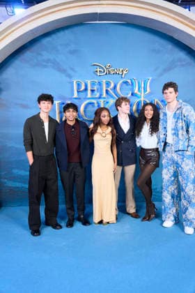 Percy Jackson and the Olympians’ Madrid Premiere - Spain Charlie Bushnell, Aryan Simhadri, Leah Sava Jeffries, Walker Scobell, Dior Goodjohn, Daniel Diemer attends ‘Percy Jackson and the Olympians’ Premiere during a Fan Event at Calderon Theatre on December 13, 2025 in Madrid, Spain. Photo by ABACAPRESS.COM Madrid Madrid Spain  Copyright: xABACAx
