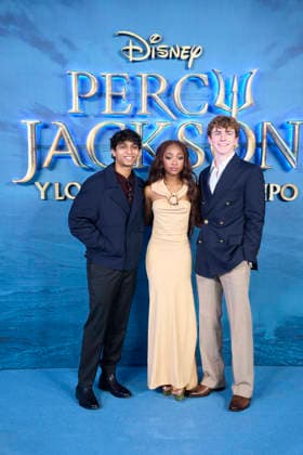 Percy Jackson and the Olympians’ Madrid Premiere - Spain Aryan Simhadri, Leah Sava Jeffries, Walker Scobell attends ‘Percy Jackson and the Olympians’ Premiere during a Fan Event at Calderon Theatre on December 13, 2025 in Madrid, Spain. Photo by ABACAPRESS.COM Madrid Madrid Spain  Copyright: xABACAx