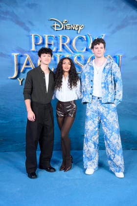 Percy Jackson and the Olympians’ Madrid Premiere - Spain Charlie Bushnell, Dior Goodjohn, Daniel Diemer attends ‘Percy Jackson and the Olympians’ Premiere during a Fan Event at Calderon Theatre on December 13, 2025 in Madrid, Spain. Photo by ABACAPRESS.COM Madrid Madrid Spain  Copyright: xABACAx