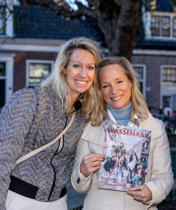 13-12-2025 Wassenaar Princess Margarita de Bourbon Parme with Femke Zwitser-Verkade at the opening of the renovated Wassenaar shopping center, De Langstraat, in her hometown Wassenaar. Â  Copyright: xPPEx