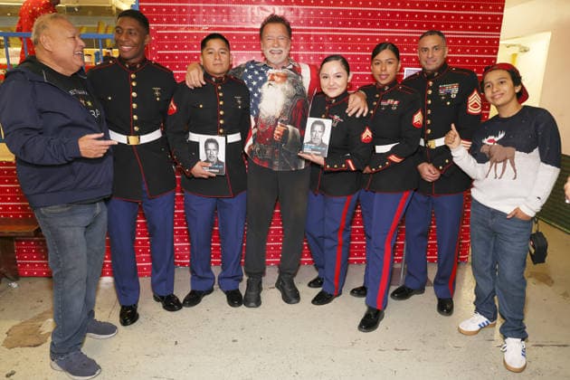44th Annual Miracle on 1st Street Christmas Toy Giveaway at Hollenbeck Youth Center Featuring: Daniel Hernandez, Arnold Schwarzenegger, US Marines Where: Los Angeles, California, United States When: 13 Dec 2025 Credit: Faye s Vision Cover Images EDITORIAL USE ONLY. NOT FOR USE BY NEWSPAPERS BASED IN THE UK. Copyright: xx coverimg55336745