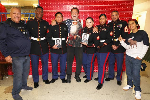 44th Annual Miracle on 1st Street Christmas Toy Giveaway at Hollenbeck Youth Center Featuring: Daniel Hernandez, Arnold Schwarzenegger, US Marines, Zacky Munoz Where: Los Angeles, California, United States When: 13 Dec 2025 Credit: Faye s Vision Cover Images EDITORIAL USE ONLY. NOT FOR USE BY NEWSPAPERS BASED IN THE UK. Copyright: xx coverimg55336747
