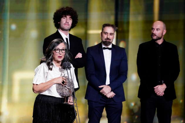 Gala of the 31st edition of the José María Forqué Awards Producer Chelo Loureiro collects the award for Best Animated Feature Film for Decorado during the gala of the 31st edition of the José María Forqué Awards, at the Palacio Municipal de IFEMA, on December 13, 2025, in Madrid Spain The José María Forqué Film Awards, known as the Forqué Awards, were created in 1996 by Egeda EGEDA to honor the memory of José María Forqué, a figure in Spanish filmmaking and the first president of Egeda EGEDA EGEDA created the Egeda EGEDA EGEDA to honor the memory of José María Forqué, a figure in Spanish filmmaking and the first president of Egeda EGEDA, were created in 1996 by the Entidad de Gestión de Derechos de los Productores Audiovisuales Egeda to ho  Copyright: xA.xPÃ rezxMecax 7168694