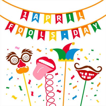 April Fool s Day Typography Colorful Background April fool s day, Typography, Colorful background of icons Copyright: xolgamilagrosx