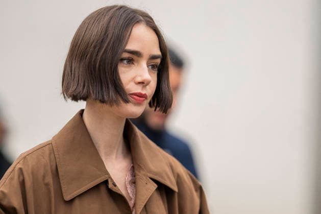 Emily in Paris cast - Paris Lily Collins arrives at Gare d’Austerlitz by the Orient Express in Paris, on December 14, 2025. Photo by Eliot Blondet ABACAPRES.COM Paris France France  Copyright: xBlondetxEliot ABACAx