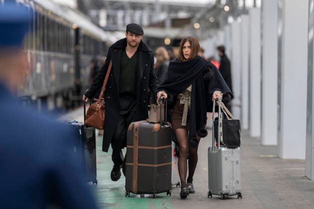 Emily in Paris cast - Paris Iris Mittenaere arrives at Gare d’Austerlitz by the Orient Express in Paris, on December 14, 2025. Photo by Eliot Blondet ABACAPRES.COM Paris France France  Copyright: xBlondetxEliot ABACAx