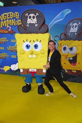 Malte Arkona bei der Deutschlandpremiere von SPONGEBOB SCHWAMMKOPF: PIRATEN AHOI! im Kino in der Kulturbrauerei in Berlin am 14.12.2025