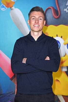 iCrimax (Max Schuster) bei der Deutschlandpremiere von SPONGEBOB SCHWAMMKOPF: PIRATEN AHOI! im Kino in der Kulturbrauerei in Berlin am 14.12.2025