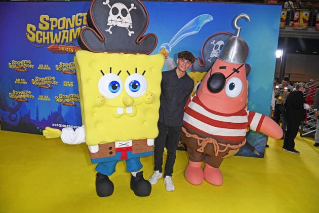 Benni Kalcher (Benni BK) bei der Deutschlandpremiere von SPONGEBOB SCHWAMMKOPF: PIRATEN AHOI! im Kino in der Kulturbrauerei in Berlin am 14.12.2025
