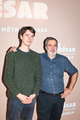 Photocall Courts Metrages Cesar 2026 in Paris FA David Ingels poses with Arnaud Domerc for a photocall during the Brunch of Courts Metrages Cesar 2026 in Paris on December 14, 2025. Photo by Firas Abdullah ABACAPRESS.COM Paris Ile-de-France France  Copyright: xAbdullahxFiras ABACAx