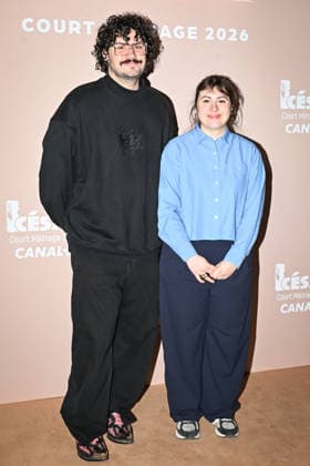 Photocall Courts Metrages Cesar 2026 in Paris FA (L-R) Sacha Trilles and a guest pose for a photocall during the Brunch of Courts Metrages Cesar 2026 in Paris on December 14, 2025. Photo by Firas Abdullah ABACAPRESS.COM Paris Ile-de-France France  Copyright: xAbdullahxFiras ABACAx