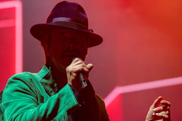 Jamiroquai live at The O2 Arena in London - 14 Dec 2025 Jay Kay and band Jamiroquai seen performing live on stage at the O2 Arena Funk and acid jazz band Jamiroquai lead by Jay Kay played a second date at London s O2 Arena on 14th December 2025 the last date of their The Heels Of Steel Tour London United Kingdom Copyright: xBonniexBritainx xSOPAxImagesx JKA04280