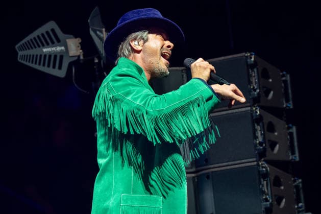 Jamiroquai live at The O2 Arena in London - 14 Dec 2025 Jay Kay and band Jamiroquai seen performing live on stage at the O2 Arena Funk and acid jazz band Jamiroquai lead by Jay Kay played a second date at London s O2 Arena on 14th December 2025 the last date of their The Heels Of Steel Tour London United Kingdom Copyright: xBonniexBritainx xSOPAxImagesx JKA04740