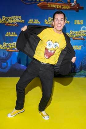 ABBberlin: Malte Arkona zu Gast auf dem gelben Teppich bei der Deutschlandpremiere von SPONGEBOB SCHWAMMKOPF PIRATEN AHOI! im Kino in der Kulturbrauerei in am 14.12.2025 Berlin Deutschland