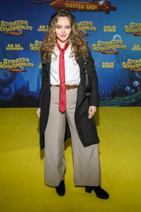 ABBberlin: Marie von Bose zu Gast auf dem gelben Teppich bei der Deutschlandpremiere von SPONGEBOB SCHWAMMKOPF PIRATEN AHOI! im Kino in der Kulturbrauerei in am 14.12.2025 Berlin Deutschland