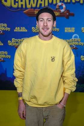 ABBberlin: Brix Schaumburg zu Gast auf dem gelben Teppich bei der Deutschlandpremiere von SPONGEBOB SCHWAMMKOPF PIRATEN AHOI! im Kino in der Kulturbrauerei in am 14.12.2025 Berlin Deutschland