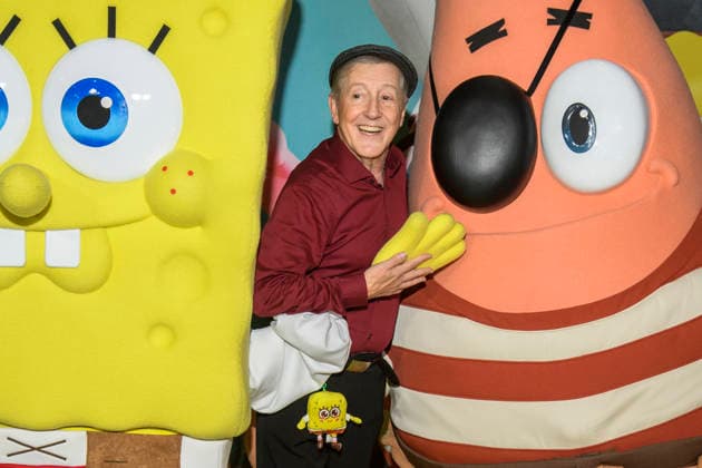 ABBberlin: Santiago Ziesmer Deutsche Synchronstimme zu Gast auf dem gelben Teppich bei der Deutschlandpremiere von SPONGEBOB SCHWAMMKOPF PIRATEN AHOI! im Kino in der Kulturbrauerei in am 14.12.2025 Berlin Deutschland