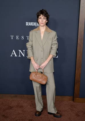 Testament of Ann Lee Premiere - Los Angeles, USA LOS ANGELES, USA. December 14, 2025: Celia Rowlson-Hall at the premiere of The Testament of Ann Lee at the Linwood Dunn Theatre. Los Angeles CA USA  Copyright: xPaulxSmith Featureflashx