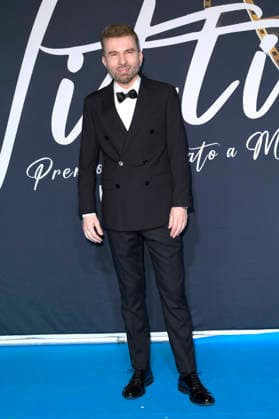 Claudio Guerrini attends at blu carpet of Il Vitti 2025 at Rome Convention Center La Nuvola in Rome.