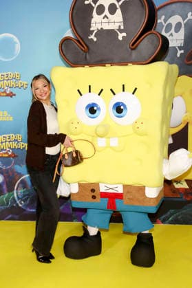 Michelle Bischoff bei der Premiere des Kinofilms SpongeBob Schwammkopf: Piraten Ahoi! im Kino in der KulturBrauerei. Berlin, 14.12.2025