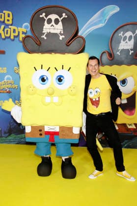 Malte Arkona bei der Premiere des Kinofilms SpongeBob Schwammkopf: Piraten Ahoi! im Kino in der KulturBrauerei. Berlin, 14.12.2025
