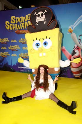 Klaudia Giez bei der Premiere des Kinofilms SpongeBob Schwammkopf: Piraten Ahoi! im Kino in der KulturBrauerei. Berlin, 14.12.2025