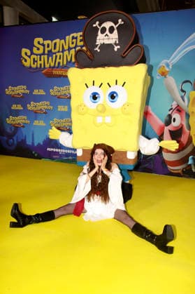 Klaudia Giez bei der Premiere des Kinofilms SpongeBob Schwammkopf: Piraten Ahoi! im Kino in der KulturBrauerei. Berlin, 14.12.2025