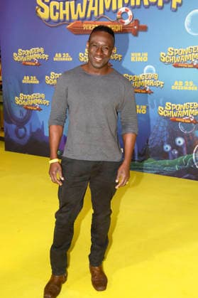 Jerry Kwarteng bei der Premiere des Kinofilms SpongeBob Schwammkopf: Piraten Ahoi! im Kino in der KulturBrauerei. Berlin, 14.12.2025