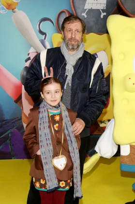 Oliver Korittke mit Tochter Frida bei der Premiere des Kinofilms SpongeBob Schwammkopf: Piraten Ahoi! im Kino in der KulturBrauerei. Berlin, 14.12.2025