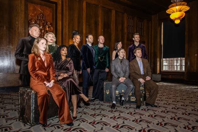 AMSTERDAM - The entire cast during a presentation for the play Harry Potter and the Cursed Child. The play takes place nineteen years after the events of the seven previously published books about the sorcerer s apprentice. ANP DINGENA MOL netherlands out - belgium out  Copyright: xx x544966761x originalFilename: 544966761.jpg