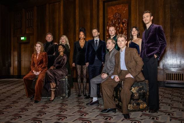AMSTERDAM - The entire cast during a presentation for the play Harry Potter and the Cursed Child. The play takes place nineteen years after the events of the seven previously published books about the sorcerer s apprentice. ANP DINGENA MOL netherlands out - belgium out  Copyright: xx x544966776x originalFilename: 544966776.jpg