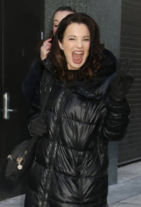 NEW YORK, NY- DECEMBER 15: Fran Drescher seen at ABC Studios on December 15, 2025 in New York City. Copyright: xRWx