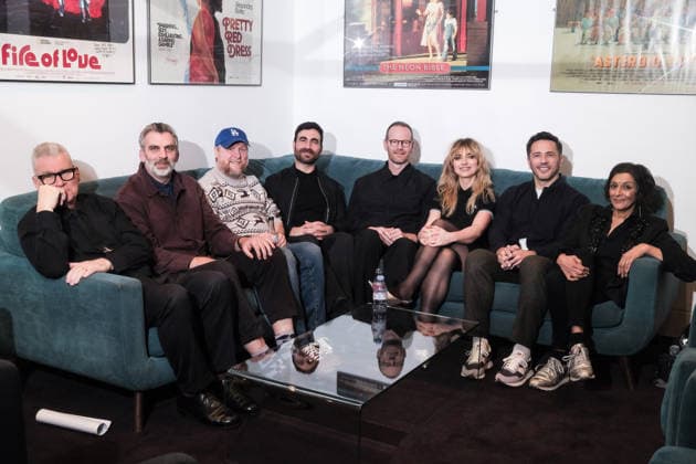 Mark Kermode, James Griffiths, Tim Key, Brett Goldstein, Joachim Trier, Imogen Poots, William Bridges and Meera Syal backstage before Mark Kermode in 3D on Monday 15 December 2025 Mark Kermode, James Griffiths, Tim Key, Brett Goldstein, Joachim Trier, Imogen Poots, William Bridges and Meera Syal backstage before Mark Kermode in 3D on Monday 15 December 2025 at BFI Southbank, London. ., Credit:Julie Edwards Avalon Copyright: xJuliexEdwardsx xAvalonx 1059554476