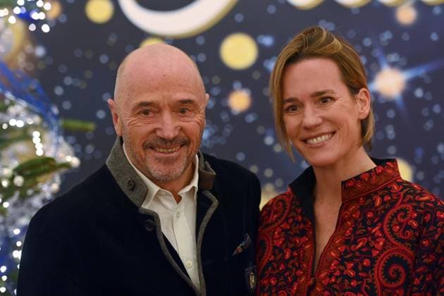 Christian NEUREUTHER mit Tochter Amelie. Adventskonzert des Bayerischen Ministerpraesidenten am 15.12.2025 im Cuvillies Theater in der Residenz in Muenchen.